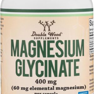 DOUBLE WOOD Magnesium Glycinate 90 Caps