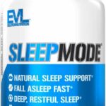 Evlution Nutrition Sleep Support Theanine Melatonin Gaba Valerian L-Tryptophan Lemon Balm and More - Restful Calm Caps