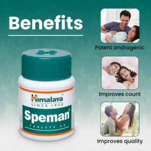 Himalaya Speman Tablet - 60 Tablet - ABD VERSİYON - Görsel 2