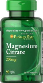Puritan's Pride Magnesium Citrate 200mg 90 Tablet