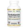 California Gold Nutrition, Benfotiamine + Alpha Lipoic Acid + Leucine Losin 90 Vegetarian Capsules