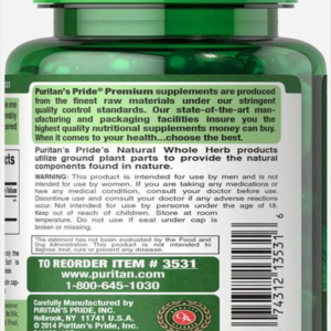Puritan’s Pride Saw Palmetto 450 Mg 100 Caps
