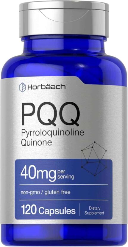 Horbäach PQQ 40 mg 120 Caps Maximum Strength Pyrroloquinoline Quinone Disodium Salt