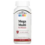 21st Century Mega Multi Vitamin for Women B1+molybdenum+Boron+İnositol 90 Tablet Bayanlara özel