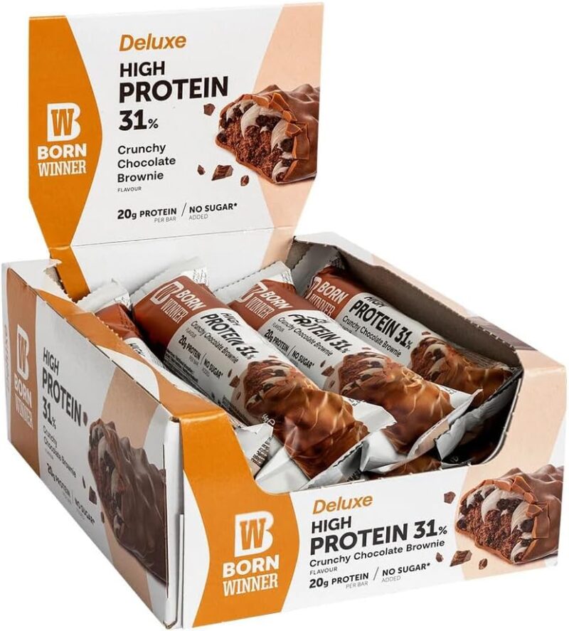 BORN WINNER Deluxe Protein Bar Box / 12 x 64 g