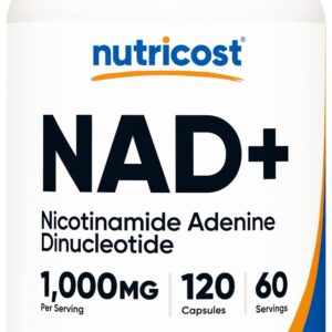 Nutricost NAD+ Nicotinamide 1000 Mg 120 Caps