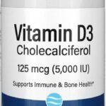 Lake Avenue Vitamin D3 Immune System Bone Health 5000 IU 360 Softgels