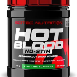 Scitec Hot Blood No-Stim Free(Caffein free) Preworkout (375 gr.)
