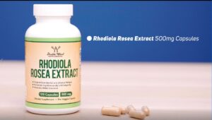 Double Wood Rhodiola Rosea Extract 500mg 120 Vegan Capsul - Görsel 3