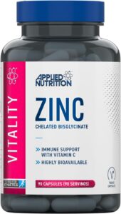 Applied Nutrition Zinc(Çinko)+Vitamin C 90 Caps - Görsel 3
