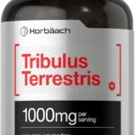 Horbaach Tribulus Terrestris for Men 1000mg 180 Capsules Non-GMO and Gluten Free