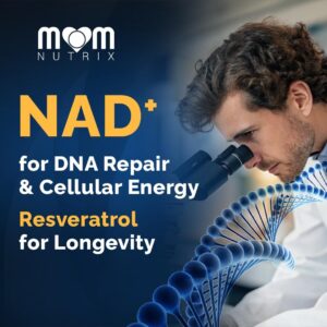 Mom Nutrix Liposomal NAD Resveratrol 2000 mg 120 Caps - Görsel 3
