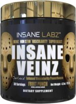 Insane Labz Insane Veinz Gold Nitric Oxide Preworkout Hydromax Nitrosigine Glycerol 30 Servis