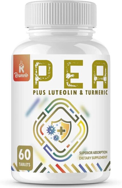 Rosmolo 1500 MG Palmitoylethanolamide with Luteolin 98% & Turmeric 60 Tablet