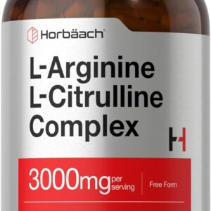 Horbaach L-Arginine(Arjinin) L-Citrulline(Sitrulin) Complex | 3000mg | 250 Caps