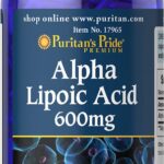 Puritans Pride Alpha Lipoic Acid 600 mg, 60 Caps
