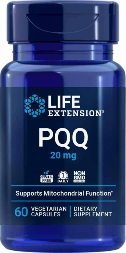 Life Extension PQQ Pyrroloquinoline Quinone 20 mg, 60 Vegetarian Capsules