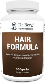 Dr. Berg All-in-One Vitamins for Hair Skin & Nails with Biotin Saw Palmetto DHT Blocker 90 Caps