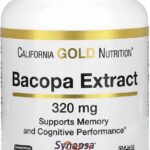 California Gold Nutrition Bacopa Memory Cognitive Extract 320 mg, 120 Veggie Caps