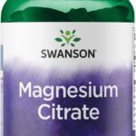 Swanson Magnesium (Magnezyum) Citrate Bone Health- Super Strength 112.5 mg 240 Tabs
