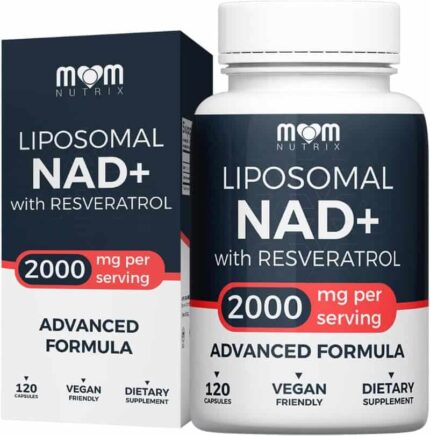 Mom Nutrix Liposomal NAD Resveratrol 2000 mg 120 Caps