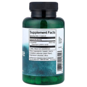 Swanson L-Tyrosine Stress Support 500 mg 100 Caps