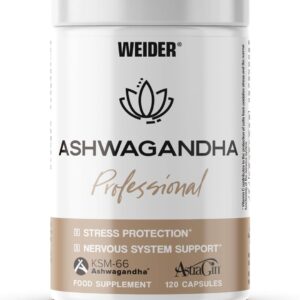 Weider Ashwagandha Professional 120 capsules Ashwaghandha KSM-66 60 servings