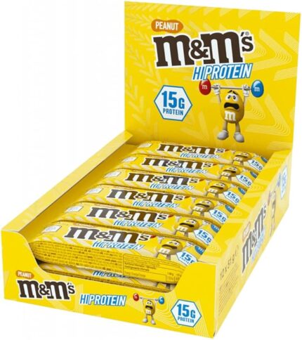 Snickers and Mars M&M's HiProtein Bar / Choco Peanut Butter 12 x 51 gr