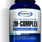 Gaspari Nutrition ZMA-Complex: Nighttime Muscle Recovery and Healthy Sleep Support for Men and Women - Zinc Magnesium Vitamin B-6 90 Caps