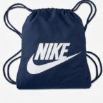 Nike Baskılı Büzgülü Spor Sırt Çantası Lacivert