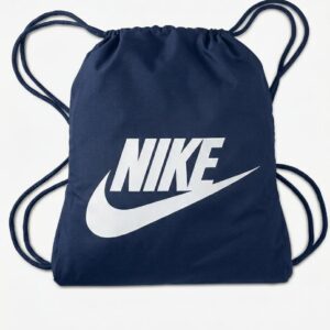 Nike Baskılı Büzgülü Spor Sırt Çantası Lacivert
