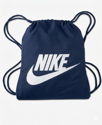 Nike Baskılı Büzgülü Spor Sırt Çantası Lacivert