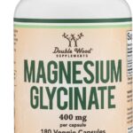 DOUBLE WOOD Magnesium Magnezyum Glycinate 180 Caps