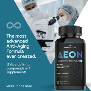Perpetua Life AEON Liposomal NAD+ Longevity Complex 60 Capsules - Görsel 2