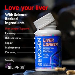 Evogen Liver Longer Molybdenum & Nac & Milk Thistle & Tudca Detox Health & Repair 84 Caps - Görsel 2