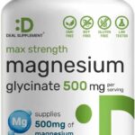 Deal Supplement Max Strength Magnesium Glycinate 500mg 240 Capsules