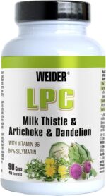 Weider LPC Liver Milk thistle(Deve dikeni)+Artichoke(Enginar) Dandelion Protector Cleanse - 90 caps