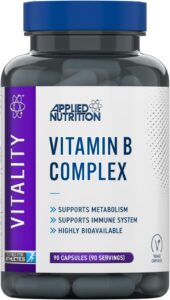 Applied Nutrition Vitamin B Complex B1, B2, B3, B5, B6, B12, Biotin&Folic Acid Immune  90 Caps - Görsel 4