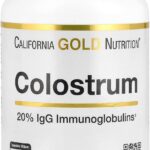 California Gold Nutrition, Colostrum with 20% IgG Immunoglobulins, 240 Veggie Capsules