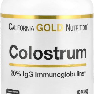California Gold Nutrition, Colostrum with 20% IgG Immunoglobulins, 240 Veggie Capsules