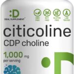 Deal Supplement Cognizin Citicoline Sitikolin CDP Choline 1000mg 120 Caps
