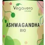 Vegavero Organic Ashwagandha Capsules | 2010 mg Root Powder | 180 Vegan Pills | Standardised 2% Withanolides | Lab-Tested | NO Additives | Vegan