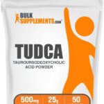BulkSupplements TUDCA Tauroursodeoxycholic Acid Liver Powder 500mg 25 Gr 50 Servis