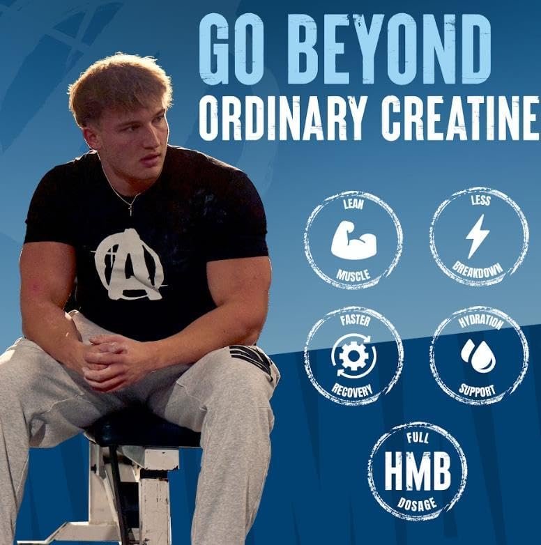 Animal Creatine HMB Powder with Electrolytes for Recovery Daily Energy 30 Servings - Görsel 4