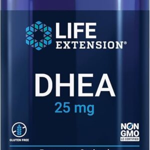 Life Extension, Dhea 25 mg 100 dissolve-in-mouth tablets (Vejetaryen Ağızda Çözünen Tablet)