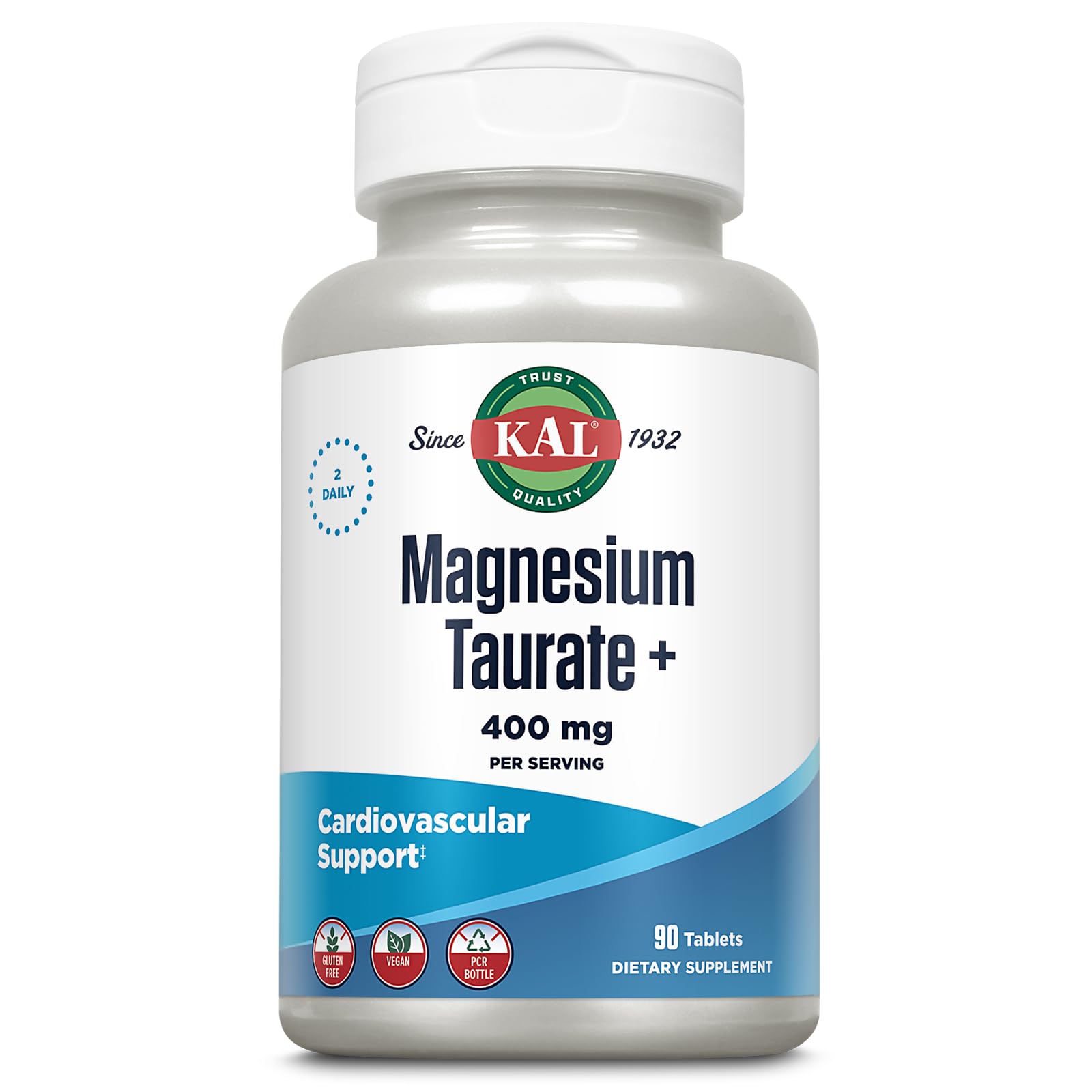 KAL Magnesium Magnezyum Taurate+B6 Vitamini 90 Tablets