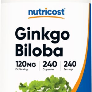 Nutricost Ginkgo Biloba 120 mg 240 Capsules