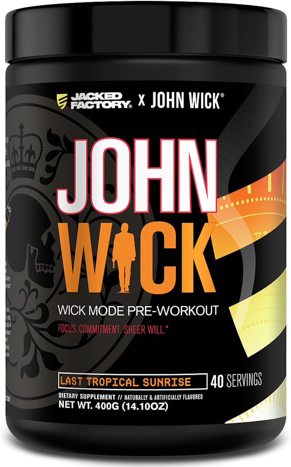 Jacked Factory X John Wick - Wick Mode PreWorkout 40 Servings