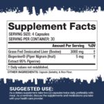 Gaspari Nutrition Proven Liver Grassfed Beef Liver Bovine 120 Caps - Görsel 3