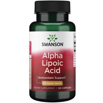 Swanson Alpha Lipoic Acid Antioxidants 100 mg 120 Caps